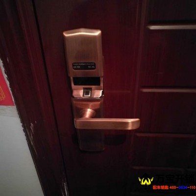 萊蕪高檔小區(qū)裝古銅色指紋鎖，萊蕪指紋鎖專賣店