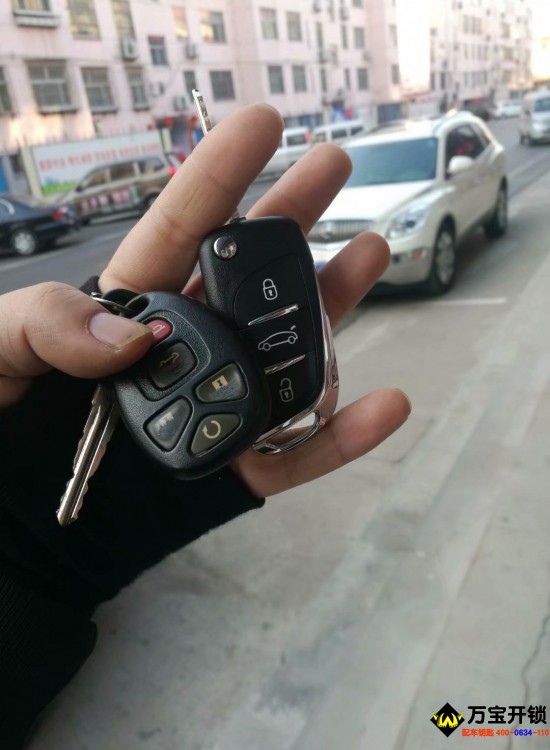 萊蕪別克昂科雷鑰配汽車鑰匙，萊蕪別克昂科雷鑰匙增加，萊蕪別克配汽車鑰匙